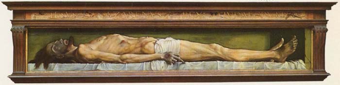 065 1521-22 Holbein il giovane, Cristo morto, Basilea, Museo